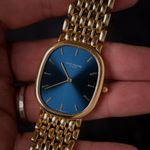 Patek Philippe Golden Ellipse 3738 (2000) - Blue dial 31 mm Yellow Gold case (1/6)