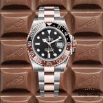 Rolex GMT-Master II 126711CHNR (2020) - Zwart wijzerplaat 40mm Goud/Staal (1/8)