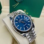 Rolex Datejust 41 126334 (2024) - Blue dial 41 mm Steel case (1/8)