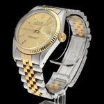 Rolex Datejust 36 16013 (1987) - Champagne dial 36 mm Gold/Steel case (5/8)