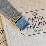 Patek Philippe Vintage 3671/1 (1970) - Zilver wijzerplaat 26mm Witgoud (5/6)