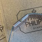 Patek Philippe Vintage 3671/1 (1970) - Silver dial 26 mm White Gold case (3/6)