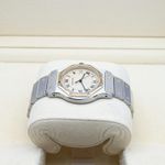 Cartier Santos 187902 (Unknown (random serial)) - Beige dial 30 mm Gold/Steel case (3/8)