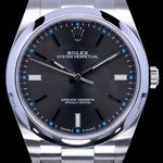 Rolex Oyster Perpetual 39 114300 (2018) - Grey dial 39 mm Steel case (6/8)