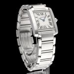 Cartier Tank Française 2384 (2006) - White dial 20 mm Steel case (6/8)