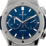 Hublot Classic Fusion Blue 521.NX.7170.RX (2018) - Blauw wijzerplaat 45mm Titanium (2/6)