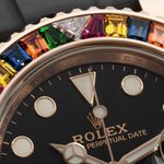 Rolex Yacht-Master 40 116695SATS (2017) - Black dial 40 mm Rose Gold case (3/8)