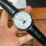 Blancpain Villeret Quantième Complet 6654A-1127-55B (2024) - Wit wijzerplaat 40mm Staal (7/8)