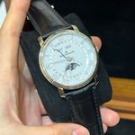 Blancpain Villeret Quantième Complet 6654A-1127-55B (2024) - Wit wijzerplaat 40mm Staal (4/8)