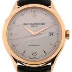 Baume & Mercier Clifton M0A10058 (2023) - Silver dial 39 mm Red Gold case (1/4)