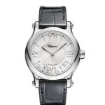 Chopard Happy Sport 278559-3001 (2024) - Silver dial 36 mm Steel case (2/2)