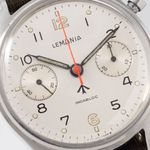 Lemania Vintage Unknown (1960) - Black dial 38 mm Steel case (1/8)