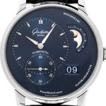 Glashütte Original PanoMaticLunar 1-90-02-46-32-61 (2025) - Blauw wijzerplaat 40mm Staal (1/7)