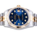 Rolex Datejust 31 68273 (1988) - Blue dial 31 mm Gold/Steel case (5/8)