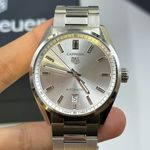 TAG Heuer Carrera Calibre 5 WBN2111.BA0639 (2023) - Silver dial 39 mm Steel case (5/8)