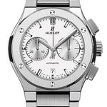 Hublot Classic Fusion Chronograph 520.NX.2610.NX (2022) - Silver dial 45 mm Titanium case (1/1)
