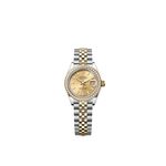 Rolex Lady-Datejust 279383RBR (2025) - Champagne dial 28 mm Gold/Steel case (1/1)