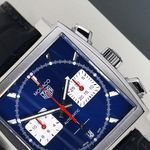 TAG Heuer Monaco CBL2111.FC6453 (2022) - Blue dial 39 mm Steel case (3/8)