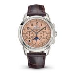 Patek Philippe Perpetual Calendar Chronograph 5270P-001 (Onbekend (willekeurig serienummer)) - Roze wijzerplaat 41mm Platina (1/1)