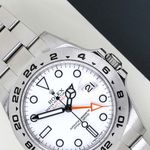 Rolex Explorer II 216570 (2020) - Wit wijzerplaat 42mm Staal (2/7)