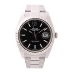 Rolex Datejust 41 126334 (2024) - Zwart wijzerplaat 41mm Staal (1/4)