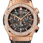 Hublot Classic Fusion Aerofusion 525.OX.0180.LR.1104 (2022) - Zwart wijzerplaat 45mm Roségoud (1/1)