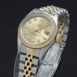 Rolex Lady-Datejust 79173 (2000) - Gold dial 26 mm Gold/Steel case (6/7)