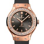 Hublot Classic Fusion Racing Grey 565.OX.7081.RX (2024) - Grijs wijzerplaat 38mm Roségoud (1/3)