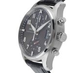 IWC Pilot Spitfire Chronograph IW387802 (Onbekend (willekeurig serienummer)) - Grijs wijzerplaat 43mm Staal (6/8)