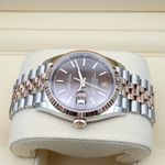 Rolex Datejust 36 126231 (2023) - Brown dial 36 mm Gold/Steel case (4/6)