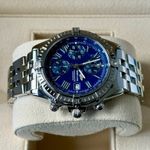 Breitling Crosswind Racing A13355 (2002) - Blue dial 43 mm Steel case (4/7)