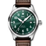 IWC Pilot Mark IW328205 (2024) - Groen wijzerplaat 40mm Staal (1/1)