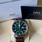 IWC Pilot Chronograph IW378005 (2024) - Groen wijzerplaat 43mm Staal (7/7)