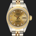 Rolex Lady-Datejust 69173 (1992) - 26mm Goud/Staal (2/8)