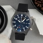 IWC Pilot Chronograph Top Gun IW389001 (Onbekend (willekeurig serienummer)) - Zwart wijzerplaat 44mm Keramiek (1/8)