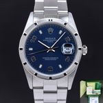 Rolex Oyster Perpetual Date 15210 (2006) - 34mm Staal (1/8)