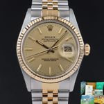 Rolex Datejust 36 16013 (1986) - 36 mm Gold/Steel case (1/8)