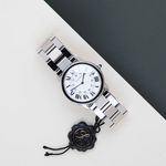 Cartier Ronde Solo de Cartier W6701005 (2014) - Zilver wijzerplaat 36mm Staal (2/8)