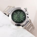 Cartier Pasha WSPA0022 (2021) - Green dial 41 mm Steel case (1/8)