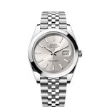 Rolex Datejust 41 126300 (2024) - Zilver wijzerplaat 41mm Staal (1/8)