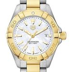 TAG Heuer Aquaracer Lady WBD1420.BB0321 (2024) - Wit wijzerplaat 27mm Staal (1/2)