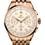 Breitling Premier RB0145371G1R1 (2026) - Yellow dial 42 mm Red Gold case (1/1)