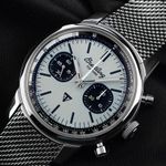 Breitling Top Time AB01764A1C1A1 (2025) - Blauw wijzerplaat 41mm Staal (3/7)