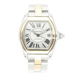 Cartier Roadster 2510 (2008) - Zilver wijzerplaat 37mm Staal (1/7)