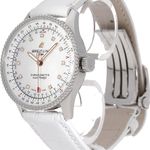 Breitling Navitimer A17395211A1P1 (Unknown (random serial)) - White dial 35 mm Steel case (3/5)