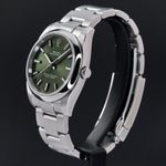 Rolex Oyster Perpetual 34 114200 (2018) - Green dial 34 mm Steel case (4/8)