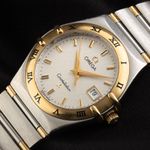 Omega Constellation 796.1201 (1998) - Wit wijzerplaat 27mm Goud/Staal (3/7)