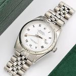 Rolex Datejust 36 16014 (Onbekend (willekeurig serienummer)) - Wit wijzerplaat 36mm Staal (1/6)