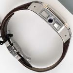 Cartier Santos 100 2740 (2005) - Silver dial 41 mm Gold/Steel case (5/7)