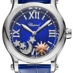 Chopard Happy Sport 278559-3011 (2026) - Blue dial 36 mm Steel case (1/1)